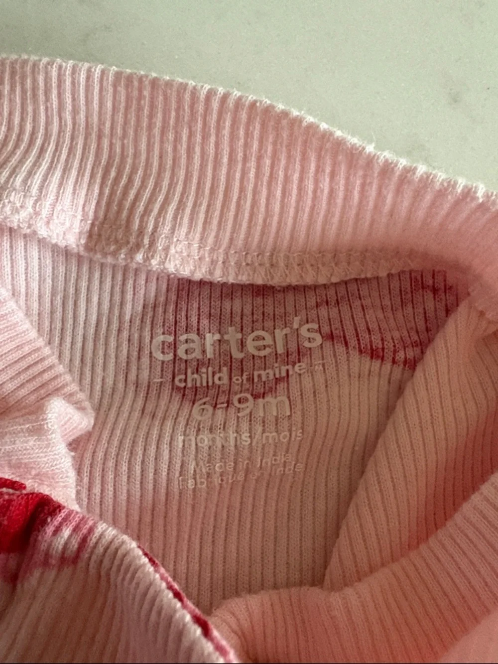 Carter's and Old Navy lot of 3 Footed Pajama for Baby Girl - Picture 5 of 7